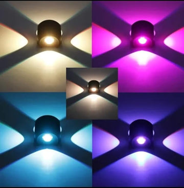 4 Way Ball Multi Auto Color Changing Light.