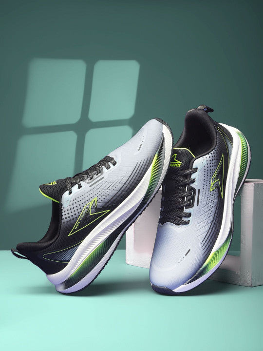 Koura Turbo-01 Running Shoes - Black/L.Green