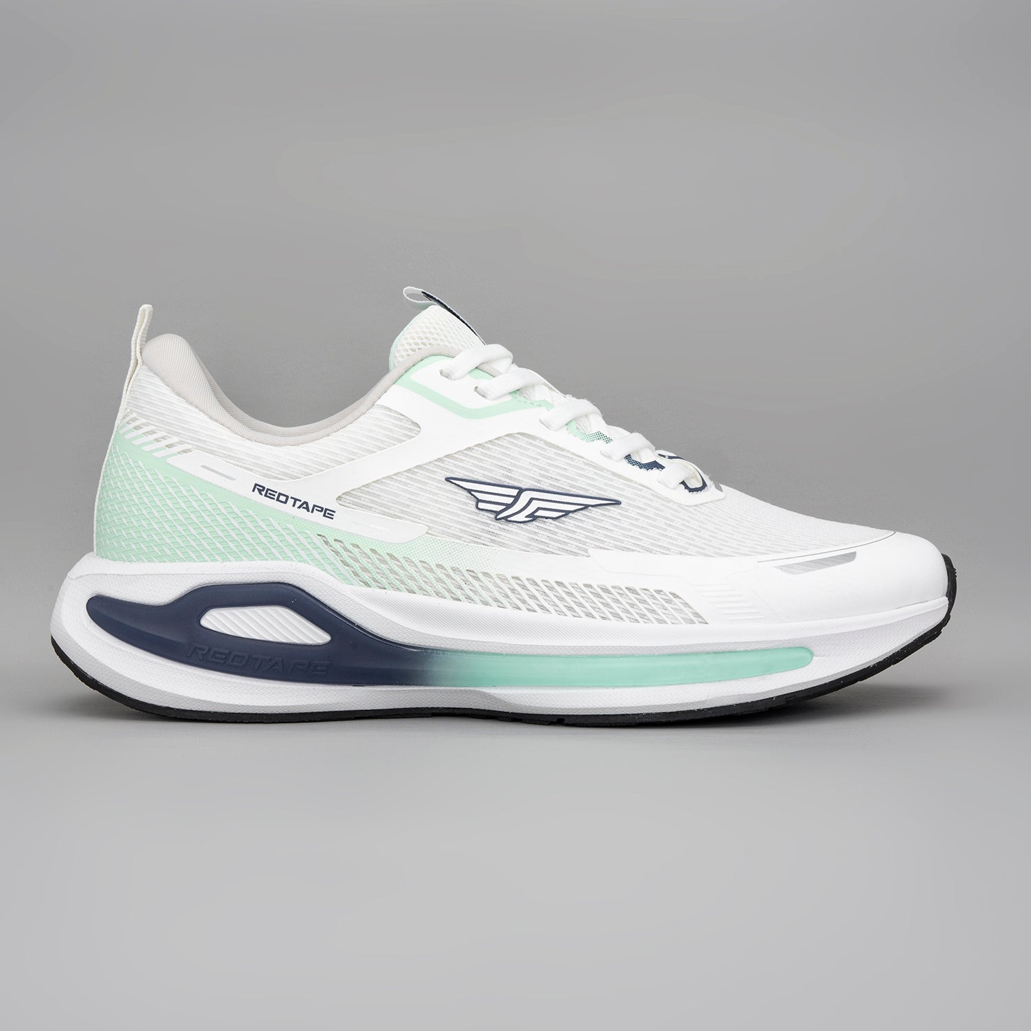 Koura Turbo-01 Running Shoes - White/Sea Green